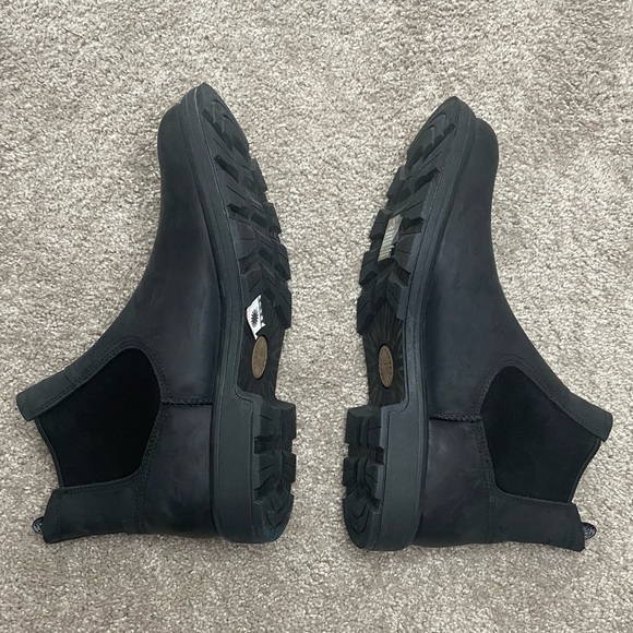 UGG Biltmore Waterproof workboot Black Leather Rubber Sole Size 14 Mens Like New - Picture 5 of 8